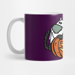 Ghostcats with pumpkin Mug